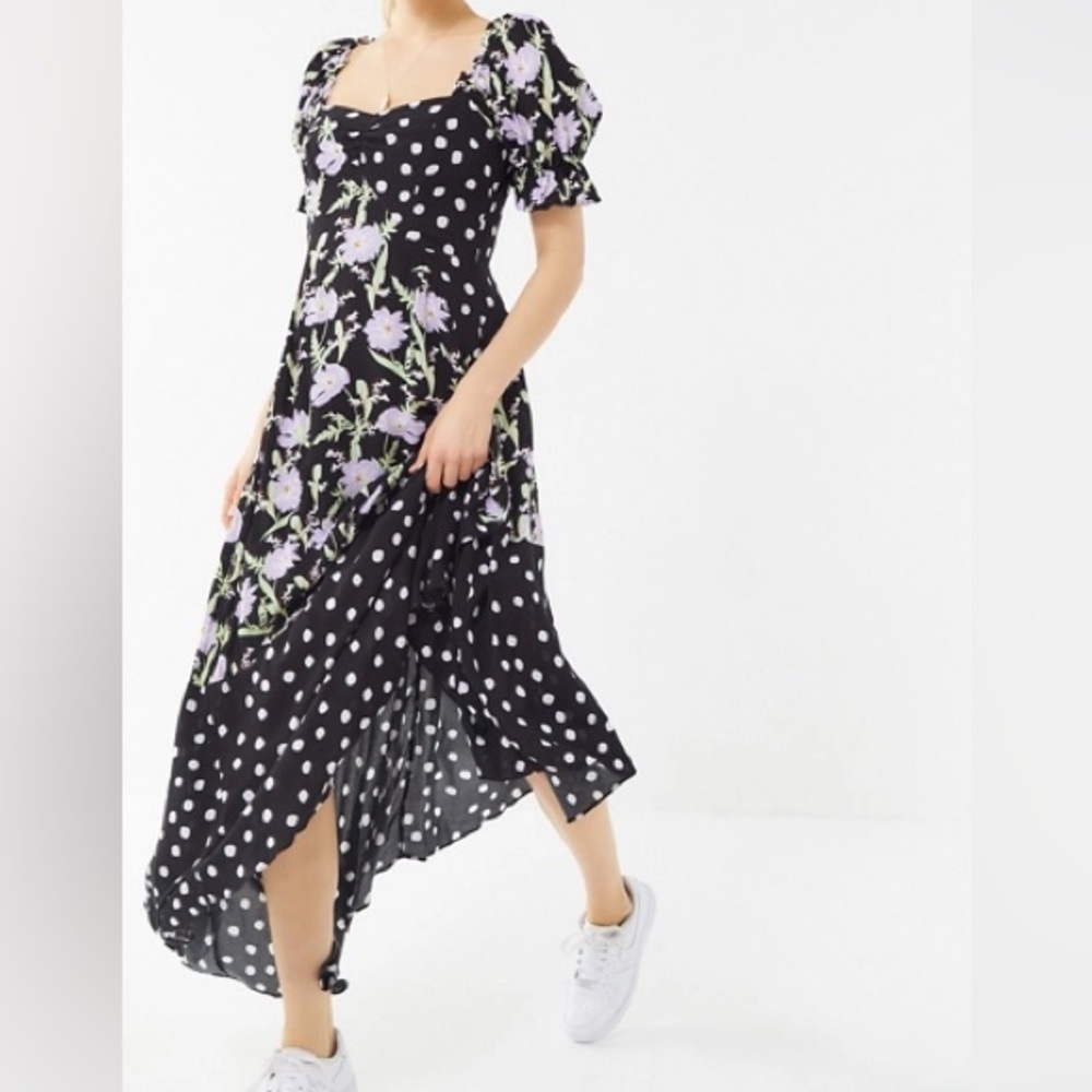 Urban Outfitters Asymmetrical Maxi Dress